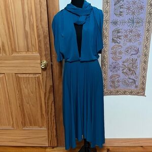 Moda International Teal Maxi Dress